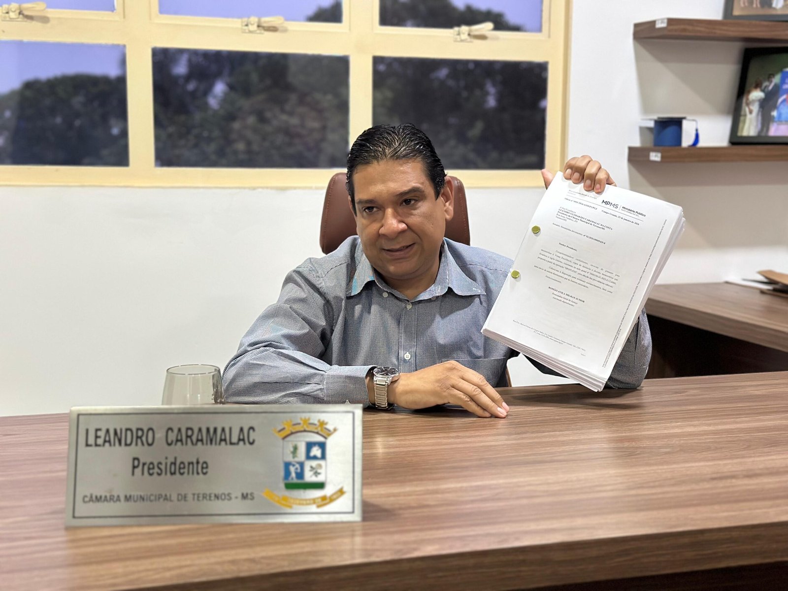Leandro Caramalac-Presidente da Câmara municipal de Terenos