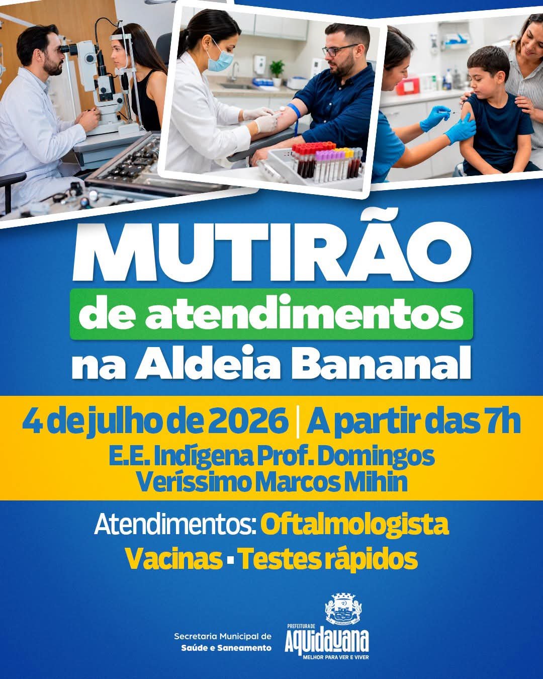 mutirao-de-saude-levara-atendimentos-gratuitos-a-aldeia-bananal-neste-sabado